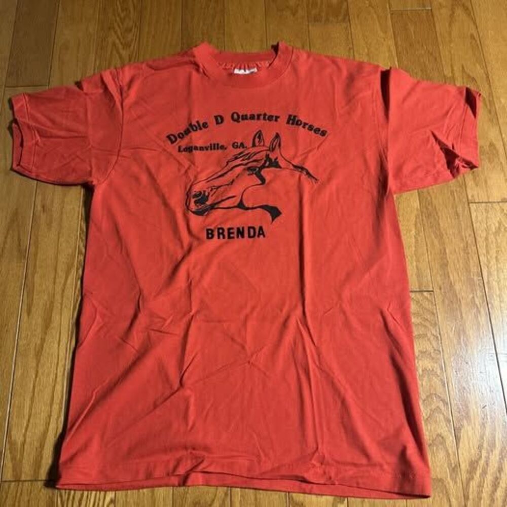 Vintage 80’s Quarter Horse Brenda T-Shirt Size Large On Hanes FF Tag USA